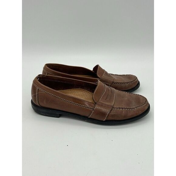 Cole Haan Douglas Country Brown Leather Penny Loafer Shoes Men’s Size 9M - Picture 4 of 9